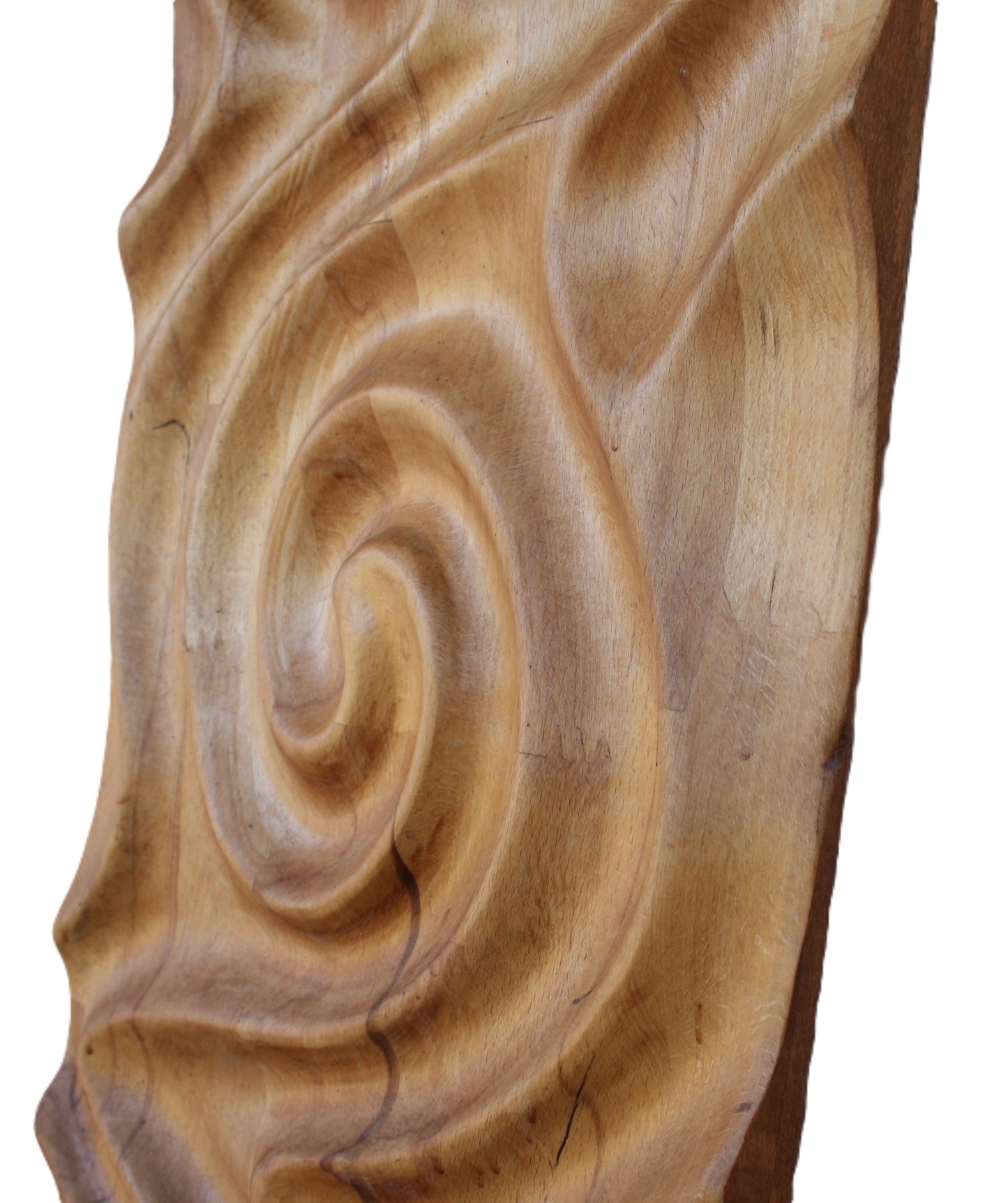 Wellen. Handgefertigte Wandpanorama aus Holz. Buche massiv. 1200 x 400 x 40. Holzskulptur, Skulpturen aus Holz, Wohnzimmer Dekor aus Holz