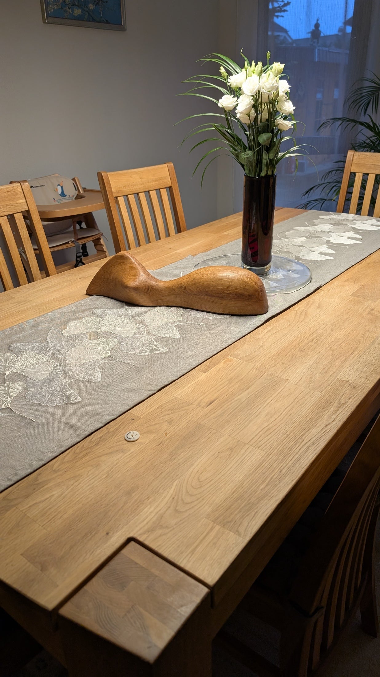 Skulptur Frauenhalbkörper Liegend | Abstrakte Figur Holz | Moderne Kunst Handgefertigt | Wohnzimmer Deko | Elegante Form