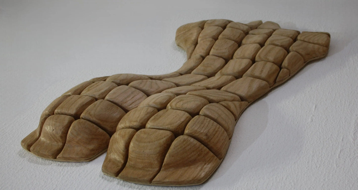 Skulptur Frauenbüste Mosaik Holz | Abstrakte Wandkunst | Moderne Deko Handgefertigt | Wohnzimmer Kunst | Unikat