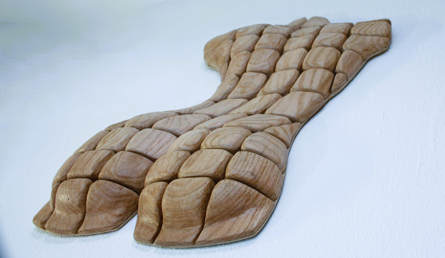 Holzskulptur "Frauenbüste" – Zeitlose Weiblichkeit