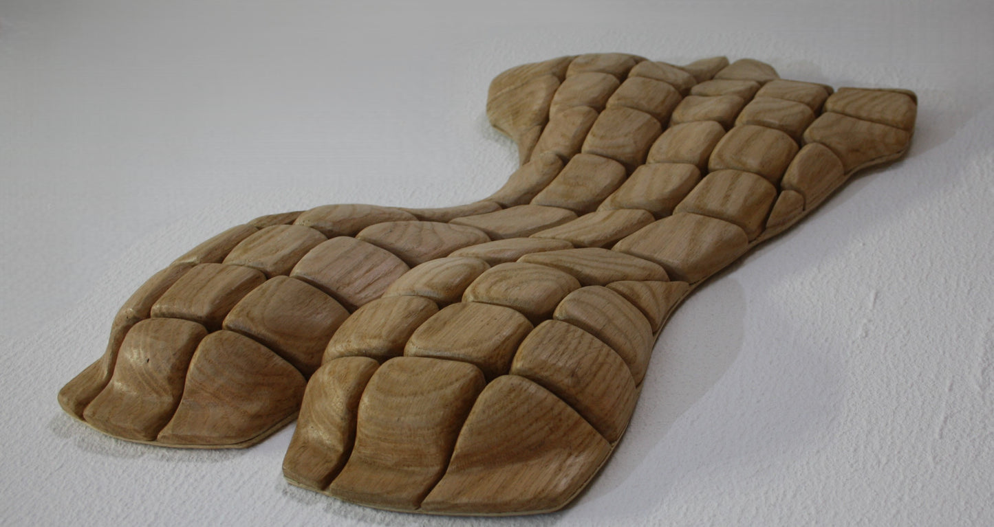 Holzskulptur "Frauenbüste" – Zeitlose Weiblichkeit