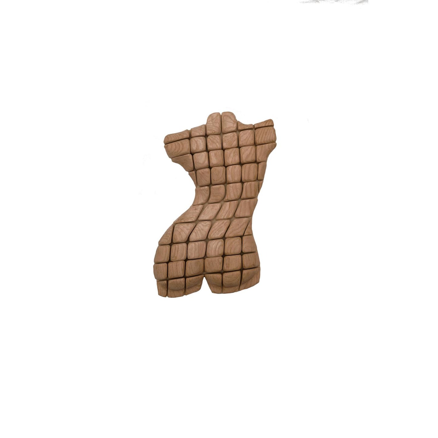 Holzskulptur "Frauenbüste" – Zeitlose Weiblichkeit