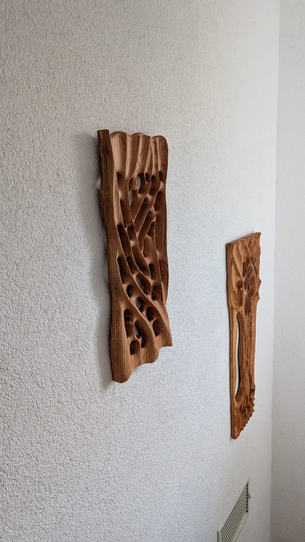 Äste. Abstrakte Wandskulptur aus Buche handgefertigt 