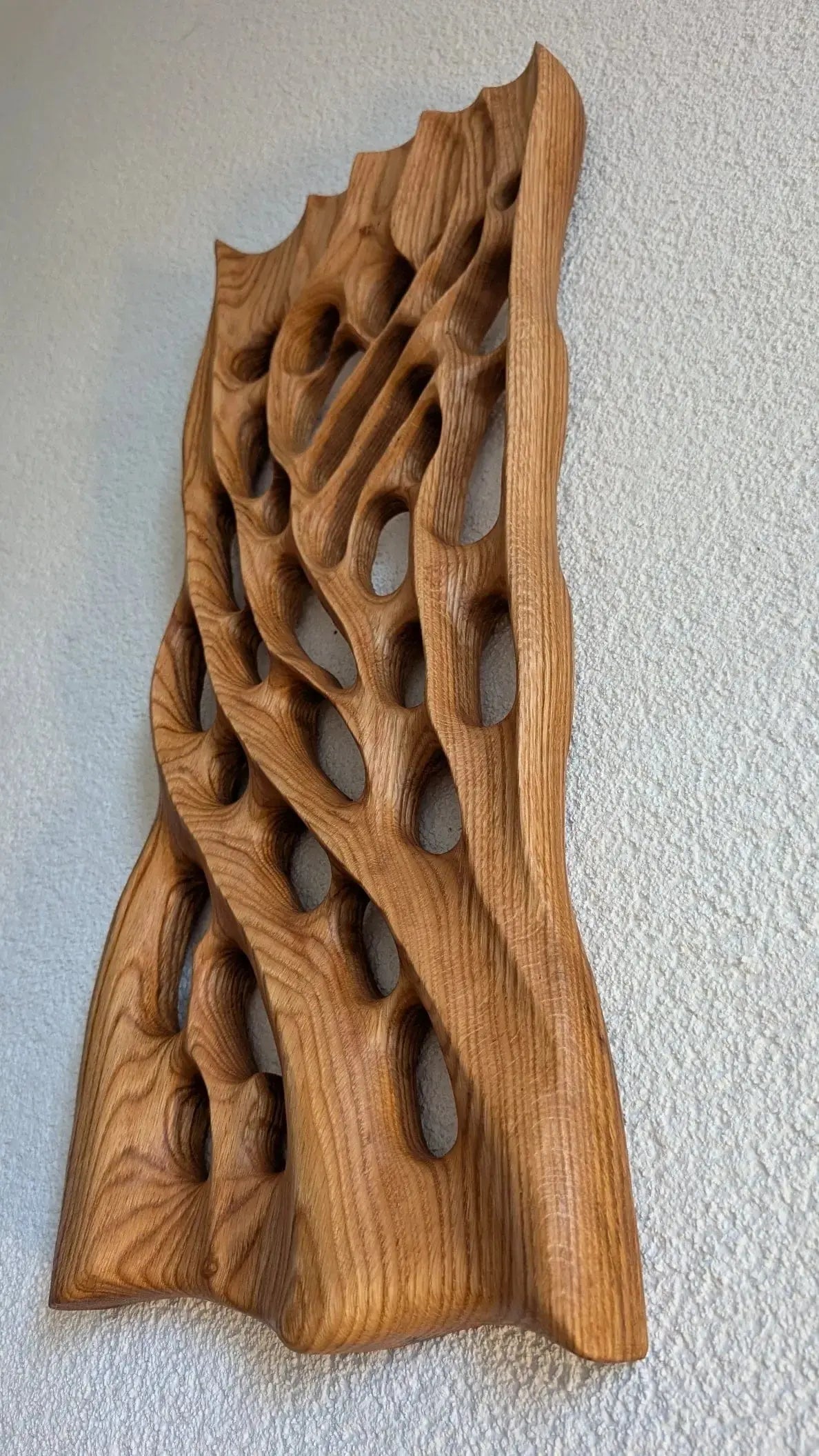 Wandskulptur Äste Roteiche | Natur Wanddeko Premium | Handgefertigt | Wohnzimmer Deko | Organische Holzkunst Modern Mein Shop