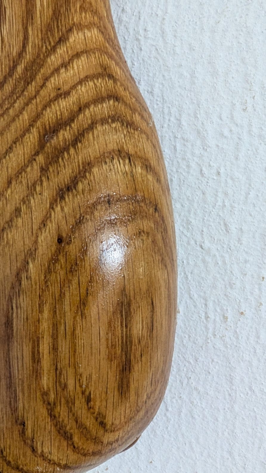 Relief Frauenbüste Wandskulptur Roteiche 3D abstrakt handgeschnitzt