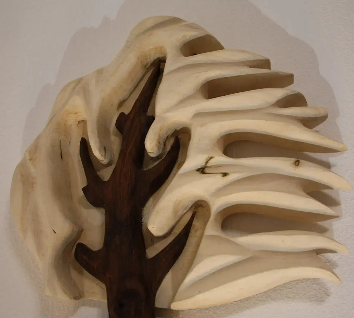 Wandkunst Baum der Hoffnung | Lebensbaum Wanddeko Holz | Walnuss Linde Massiv | Symbolische Kunst | Geschenk Familie Mein Shop