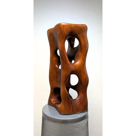 Skulptur Höhlen Holz. Abstrakte Kunst . Wohnzimmer Deko