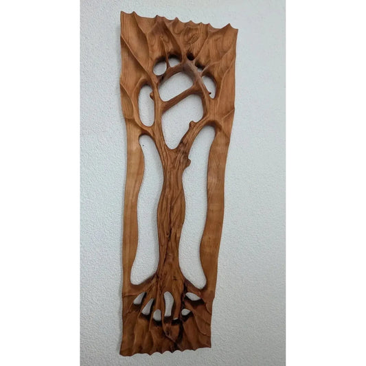 Lebensbaum Wandskulptur Kirschbaum 110cm. Tree of Life XXL. Wohnzimmer Deko
