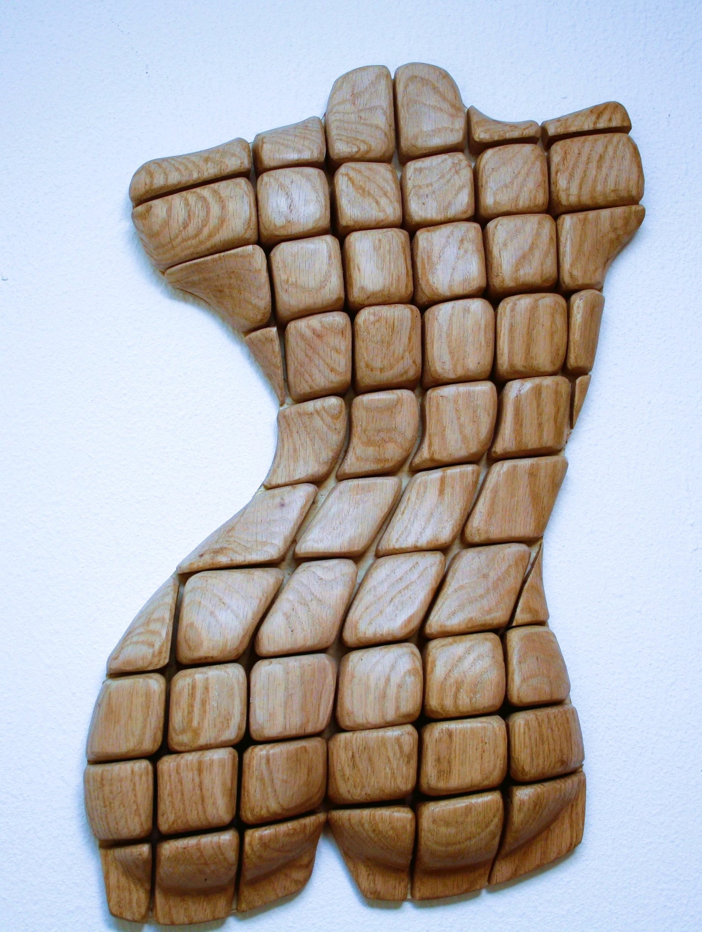 Holzskulptur "Frauenbüste" – Zeitlose Weiblichkeit