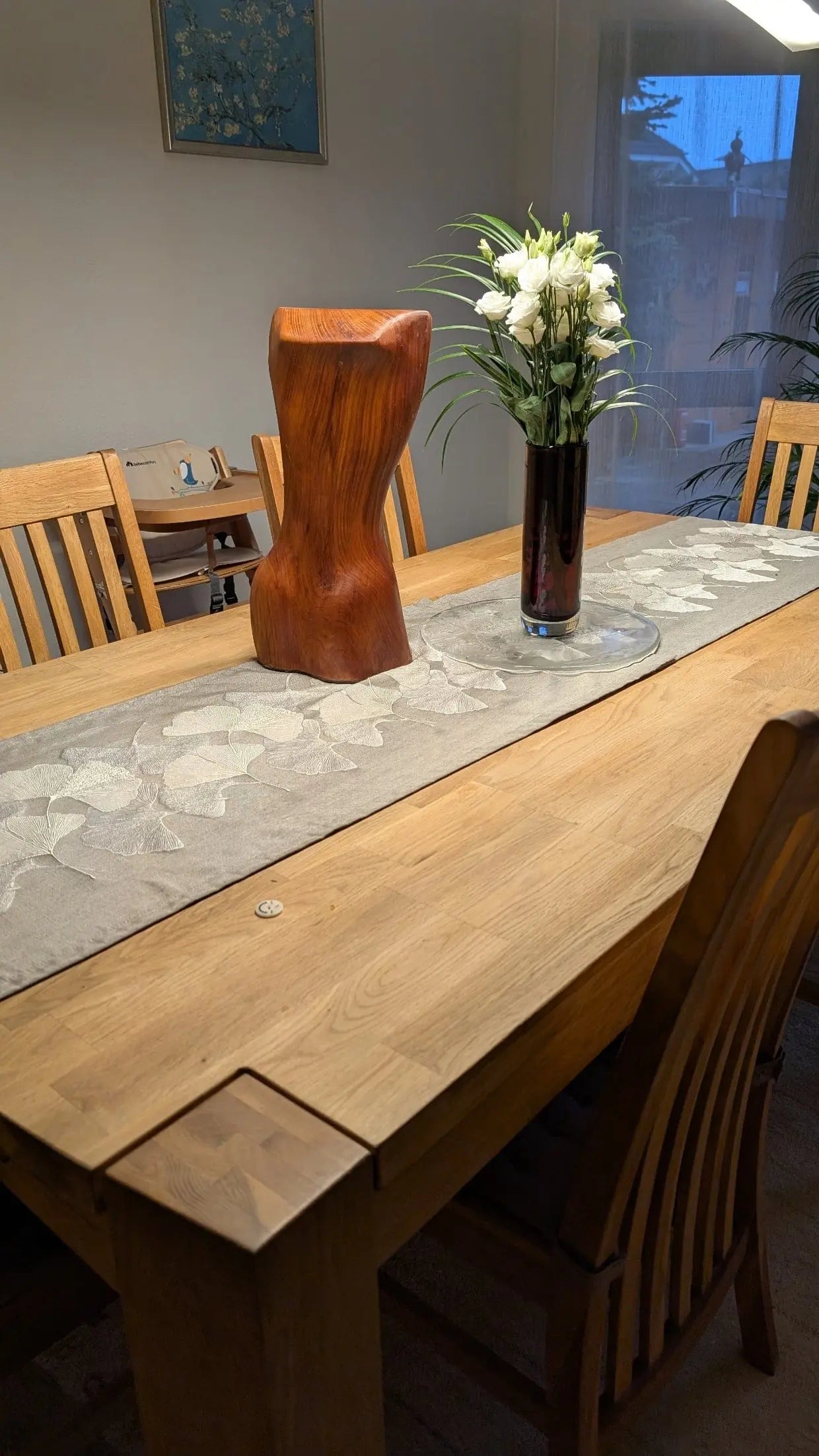 Gestaltwandler Skulptur verschiedene Perspektiven Nussbaum handgefertigt9